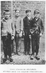 Delinquent Children in a Penal Colony, c.1900